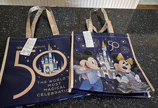 Lot of 2 WDW  50th Anniversary Reusable Shopp...