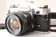 Canon AE-1 Silver 35mm SLR Film Camera /New FD 24mm F2.8 MF Lens Exc 5 4365