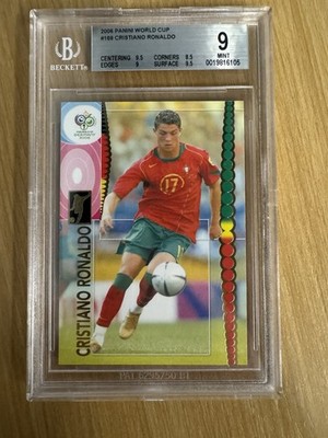 2006 Panini World Cup Germany Cristiano Ronaldo CR7 #169 BGS 9
