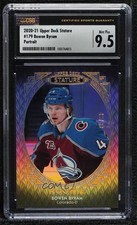 2020 Stature Rookies Portrait Variant 49/99 Bowen Byram #179 CGC 9.5 Mint+ 10w9