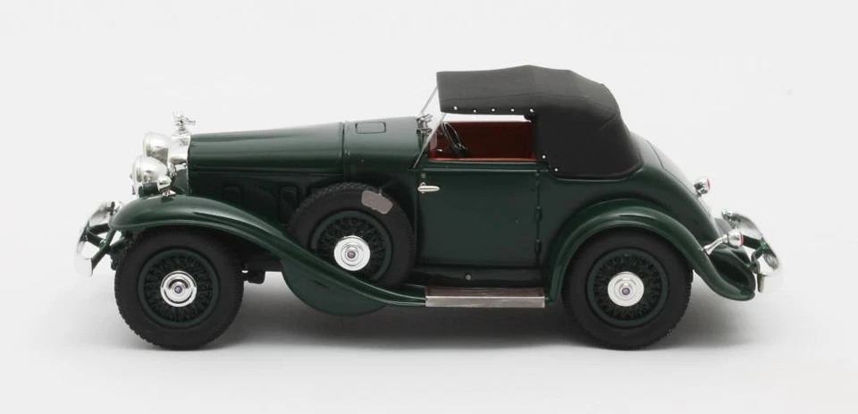 MATRIX SCALE MODELS, STUTZ DV32 Bearcat cabriolet chiuso verde 1932, 1/43,  M... - Immagine 2 di 4
