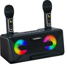 MASINGO Karaoke Machine for Adults and Kids PRESTECH2 - Black