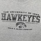 Iowa Hawkeyes Thermal Waffle Knit Shirt Adult Medium Gray Long Sleeve Tee Men — photo 2