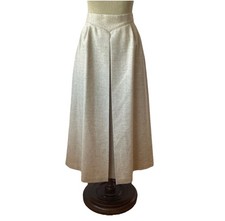 Vintage 1970s Western Kenny Roger  s 100 Wool A Line Maxi Skirt Size 16 Brown