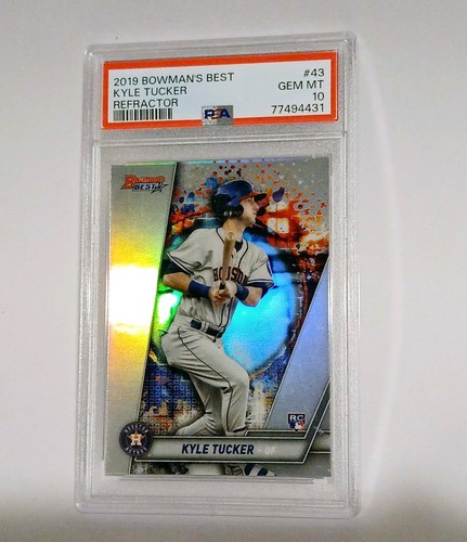 Kyle Tucker 2019 Bowman's Best RC Refractor PSA 10 Gem Mint Rookie Card #43 - Bild 1 von 1