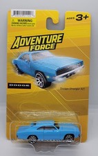 2026 Adventure Force Blue 1969 Dodge Charger Rt Light Blue Diecast Toy Car New