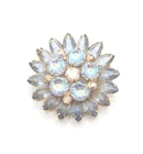 Rare Vintage Juliana Aurora Borealis Rhinestone Brooch Lapel Pin Costume Jewelry