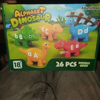 Montessori ABC Dinosaur Toy - Educational Gift for Preschool Kids Learning Alpha