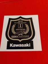 JONATHAN REA KAWASAKI 2018 WSBK SHAMPION STICKER