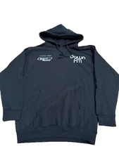 The Weeknd Dawn FM Live Broadcast Hoodie Adult Unisex Black Medium 2 Sided NWOT