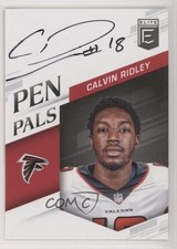 2018 Donruss Elite Pen Pals Calvin Ridley #PP-CR Auto b9e