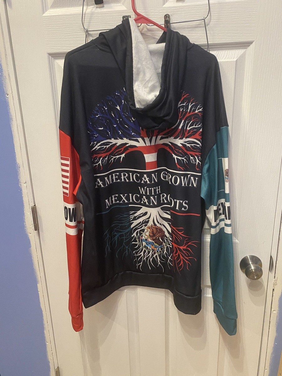American Grown Mexican Roots Hoodie XXL View 6