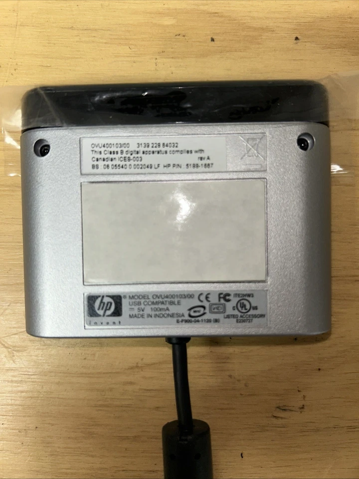 HP Media Center Transmitter OVU400103/00, Infrared IR Receiver, USB - Image 3 of 4