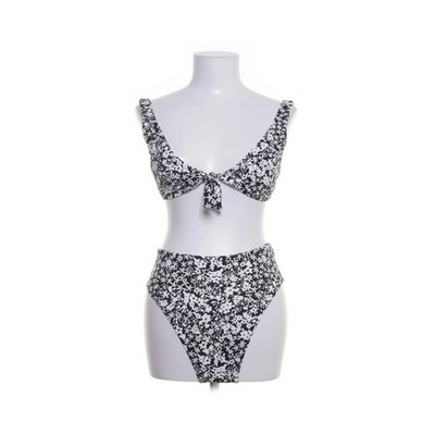 Polo Ralph Lauren, Bikini, Größe: 38/40, Elasthan/Nylon, Weiß/Mehrfarbig #TLr
