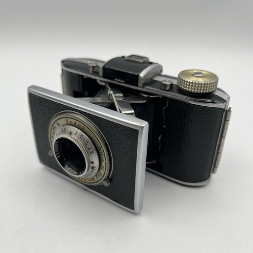 1938 Kodak Flash Bantam Anastar f:4.5 48mm Folding Camera - Shutter Works - Picture 2 of 20