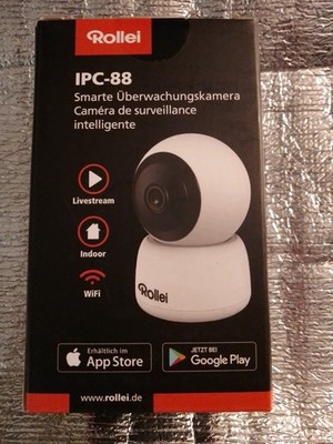 Rollei IPC-88 Smarte Indoor Überwachungskamera Full HD ,2-Wege mit Smartphone 