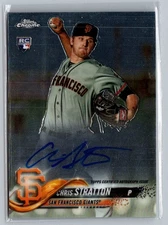 2018 Topps Chrome #RA-CST Chris Stratton Rookie Autographs