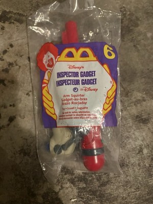 Disney Inspector Gadget Arm Squirt Toy, McDonald's 1999, Age Level 3-4 Years