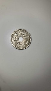 1938 TUNISIA Protectorat Francais 10 CENTIMES