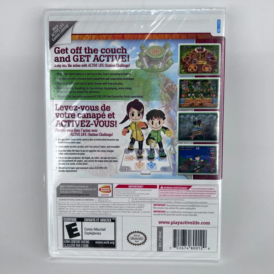 Nintendo Wii Active Life Outdoor Challenge Brand new sealed game NO MAT - Image 2 of 4