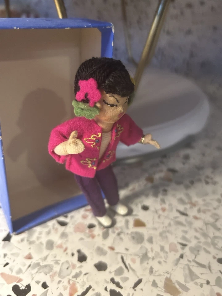 Muñeca China Miniatura Vintage Tiny Town Foto 2 de 4