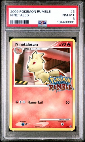 Ninetales graded PSA 8 for sale on eBay