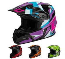 Gmax MX-96S MX Style Snowmobile Helmet For Winter Snow Sports with Breath Box