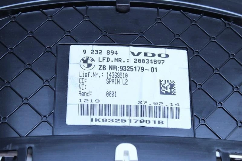 CLUSTER VELOCÍMETRO 320i 328i 328I GT 335i 335i GT Active 3 12-16 1131466 Foto 3 de 4