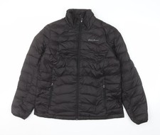 Schwarze Steppjacke Damen UK Größe L Eddie ...