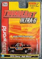 Auto World ThunderJet Ultra-G 1970 Chevy Baja Blazer, HO Electric Slot Car 5C 