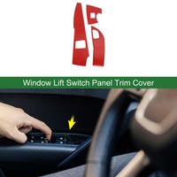 Fensterheber-Schalterpanel-Abdeckung FüR Chevrolet Corvette C7 Z06 2014-2019 Rot