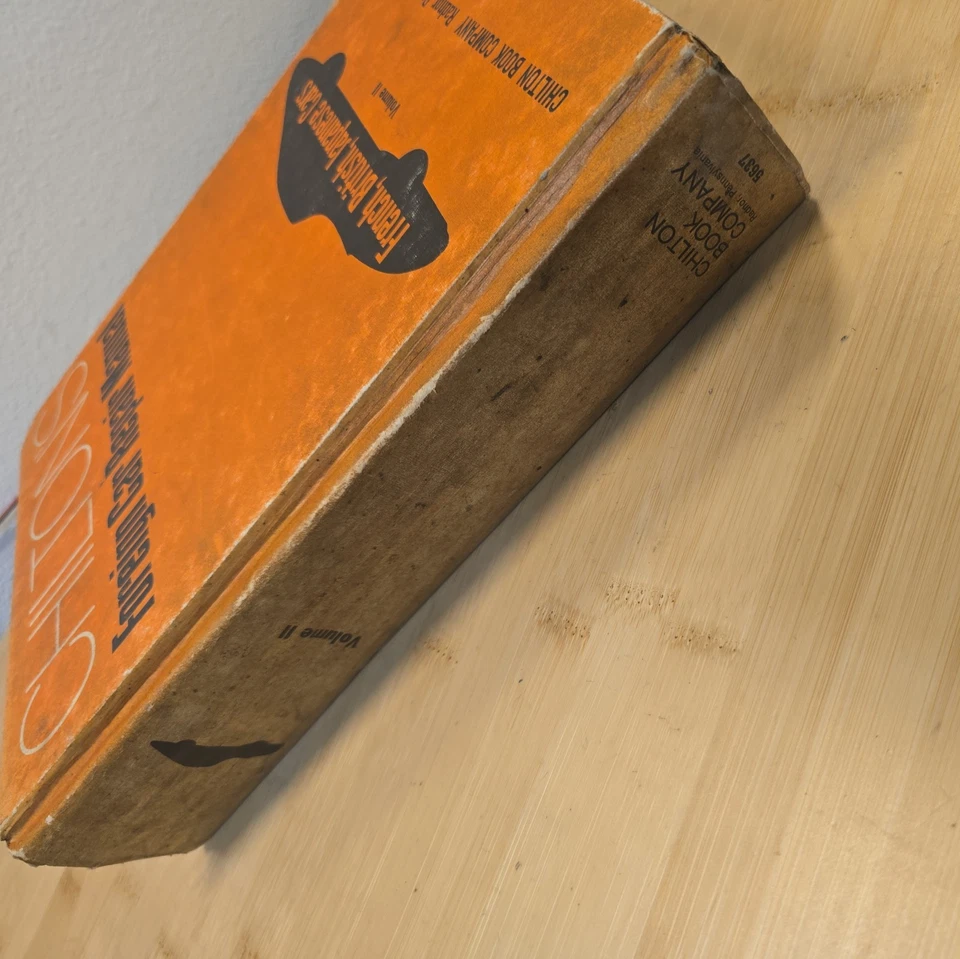 Manual de reparación de automóviles extranjeros Chiltons 1972 Foto 2 de 4