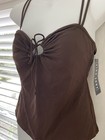 Anne Cole Brown Tankini Swim Top, Women’s 12 — photo 3