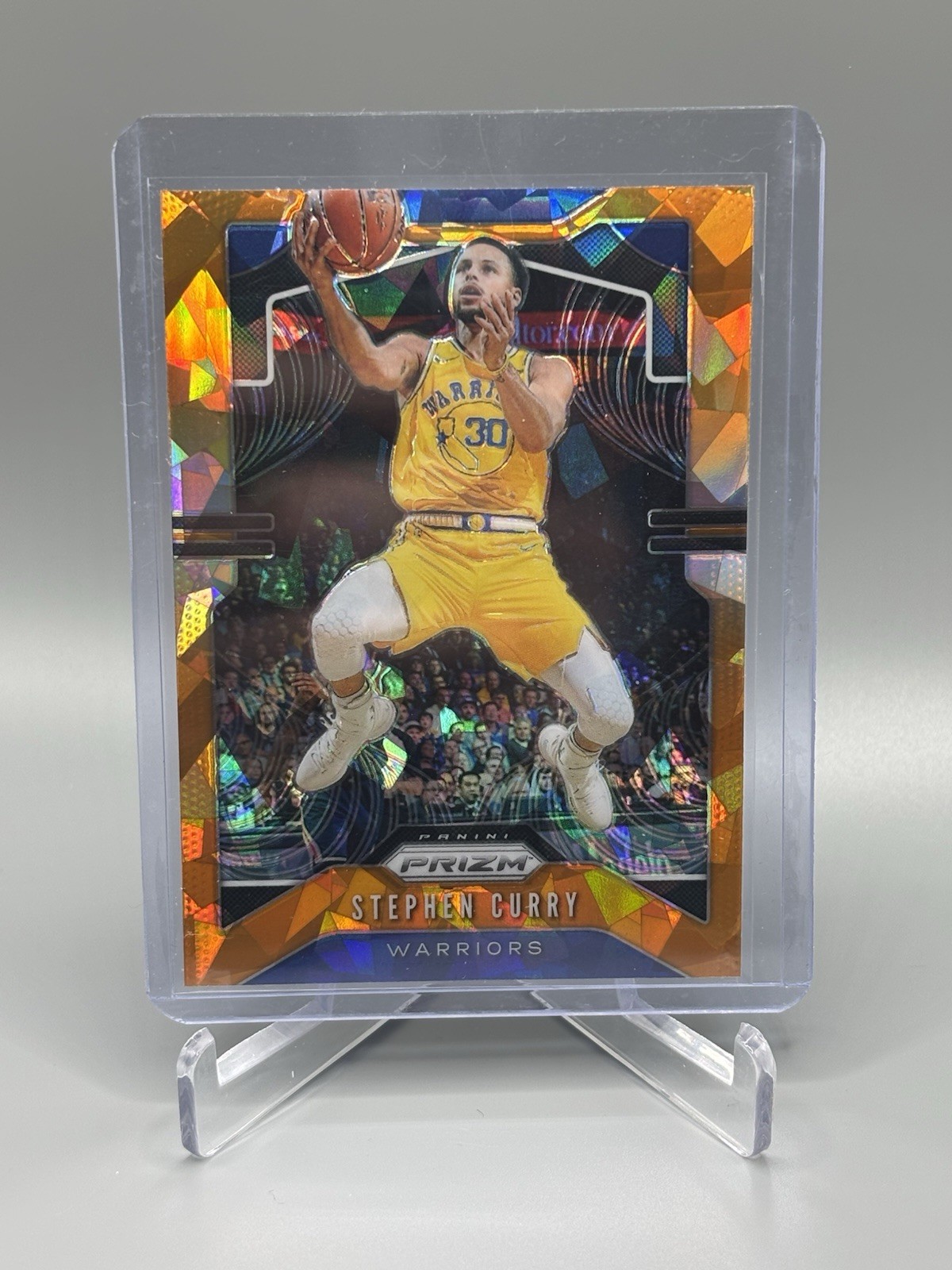 2019-20 Panini Prizm Orange Ice Prizm Stephen Curry #98 Warriors