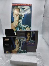 Terminator 2 T2 Judgement Day Nintendo NES Spiel UK PAL A komplett in Box sehr guter Zustand