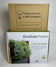 EcoQube Frame & Light - Easy Sprouting Kit Garden for Sprouting Seeds, Herbs.