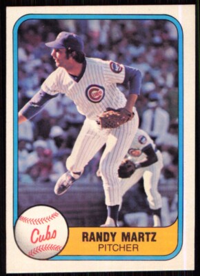 1981 Fleer Randy Martz Rookie Chicago Cubs #300