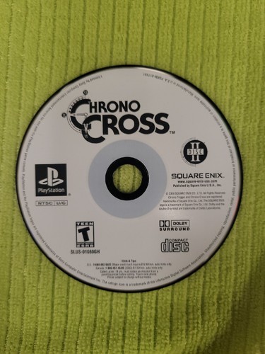Chrono Cross (Sony Playstation 1) PS1 Complete CIB 2-Disc Greatest Hits Read DES - Picture 2 of 11