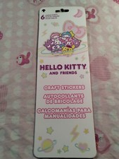 Sanrio Hello Kitty Craft Stickers 6 Sheets -NEW
