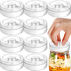 9 Pack Fermentation Glass Weights with Easy Grip Handle for Wide Mouth Mason USA