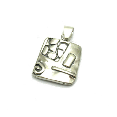Stylish Sterling Silver Pendant Genuine Solid Hallmarked 925 Handmade ...