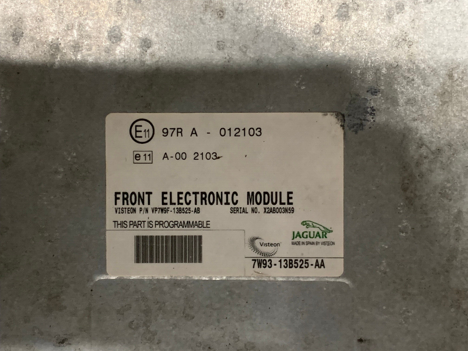 Jaguar XJ Front Electronics Module 7W9313B525AA X350 eBay