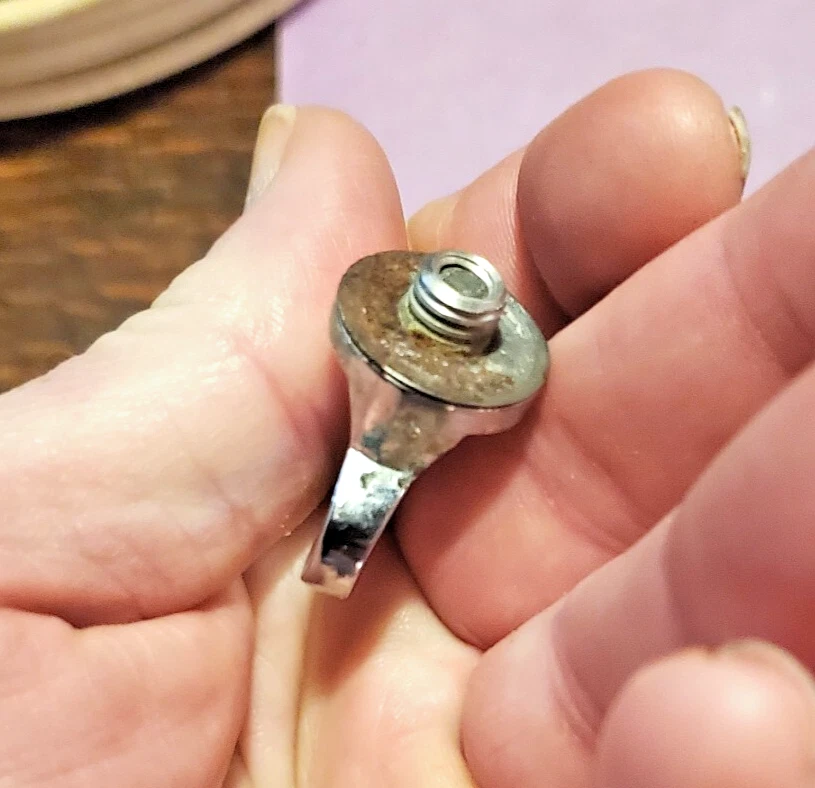 Encendedor Chrysler New Yorker 1952?-54 cromo perilla de tablero Foto 4 de 4