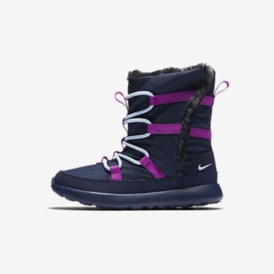 Nike Roshe One Hi 807759-407 Girl's Kids Trainers Winter Shoes SIZE 3Y  (22CM)