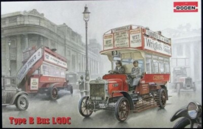Type B Bus LGOC (Plastic model kit) 1/72 Roden RN739