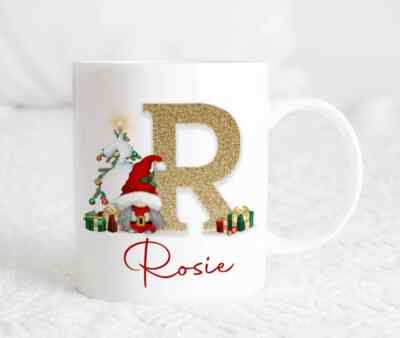 Christmas Personalised Gonk Gonks Gold Daughter Son Boyfriend Mum Kids Friend