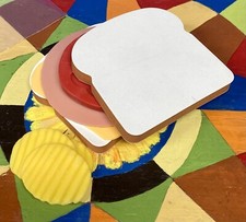 Fisher Price Play Food Mini Sandwich Lot Fun Tikes Picnic Lunch McDonald FPB-SWC