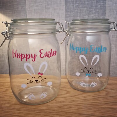 Personalisierte Oster-Leckerbissengläser, beliebiger Name, tolles Geschenk für Ostern für die Kinder,...