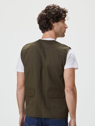 Gilet multi tasche Smanicato ABITI LAVORO stampa colori RICAMATO PERSONALIZZATO - Foto 6 di 22
