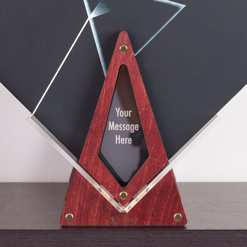 Vinyl Record Storage Display - Mahogany - Imagen 5 de 10